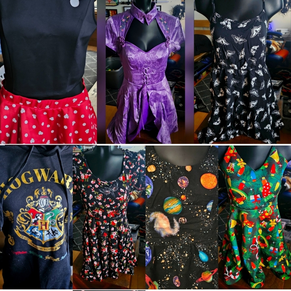 15 dresses with some licensed ones